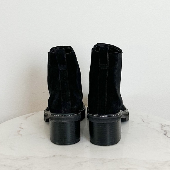 Bernardo NEW Water Resistant Chelsea Boot in Black Split Suede Size 7 - Picture 9 of 11